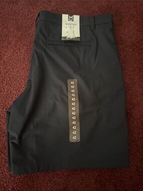 Men's Black Performance Shorts - Size 42